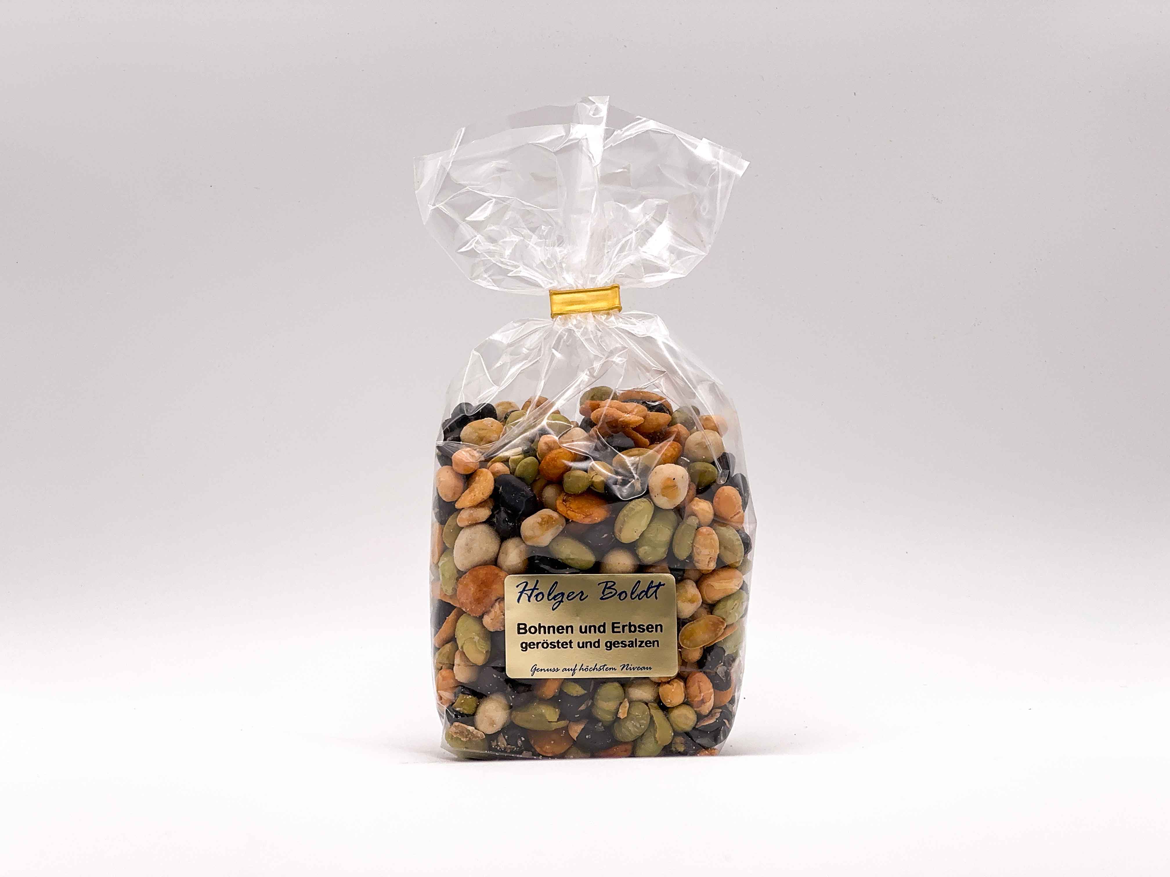 Bohnen und Erbsen, geröstet und gesalzen 200g