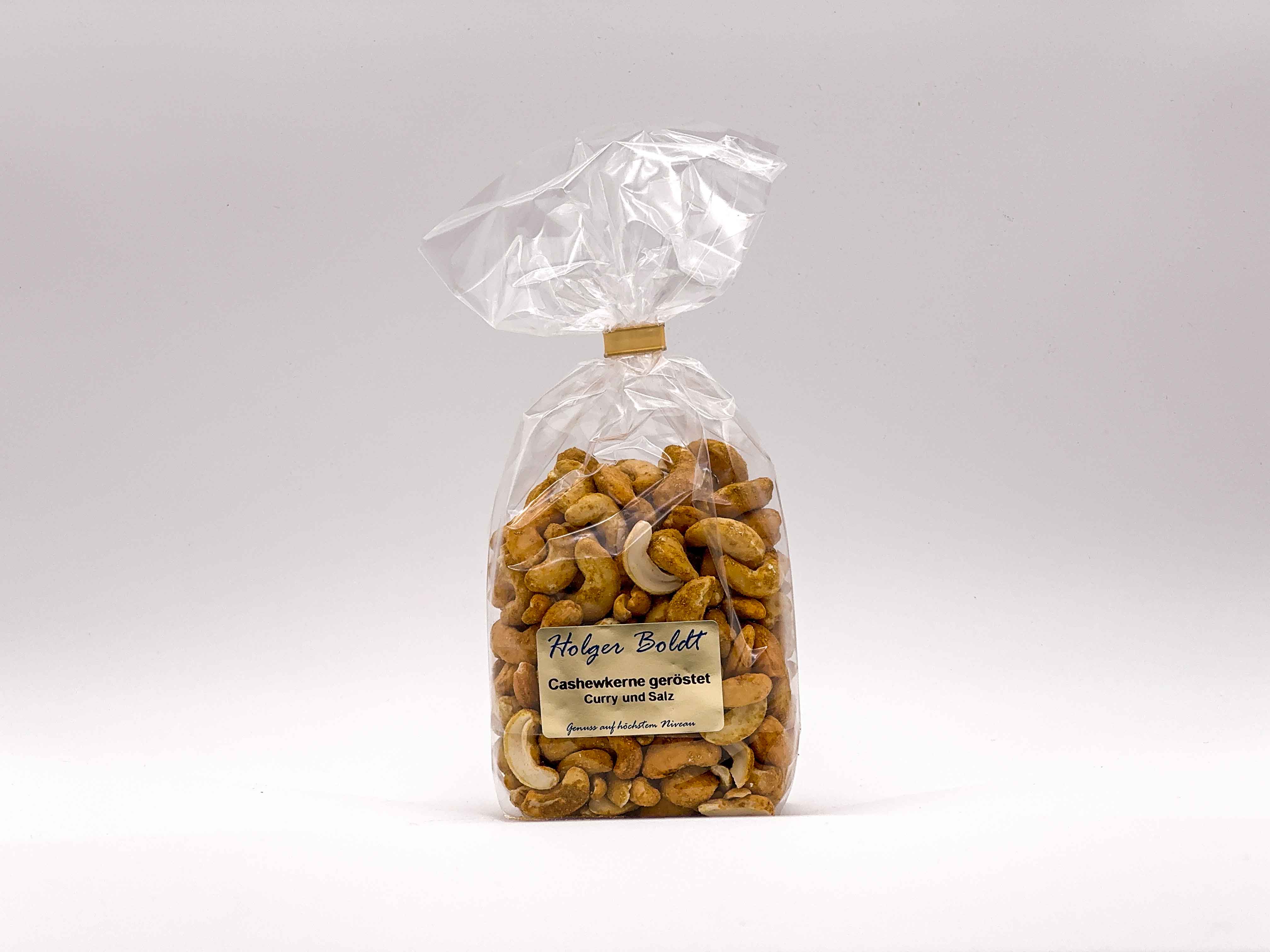 Cashewkerne geröstet, mit Curry und Salz 200g