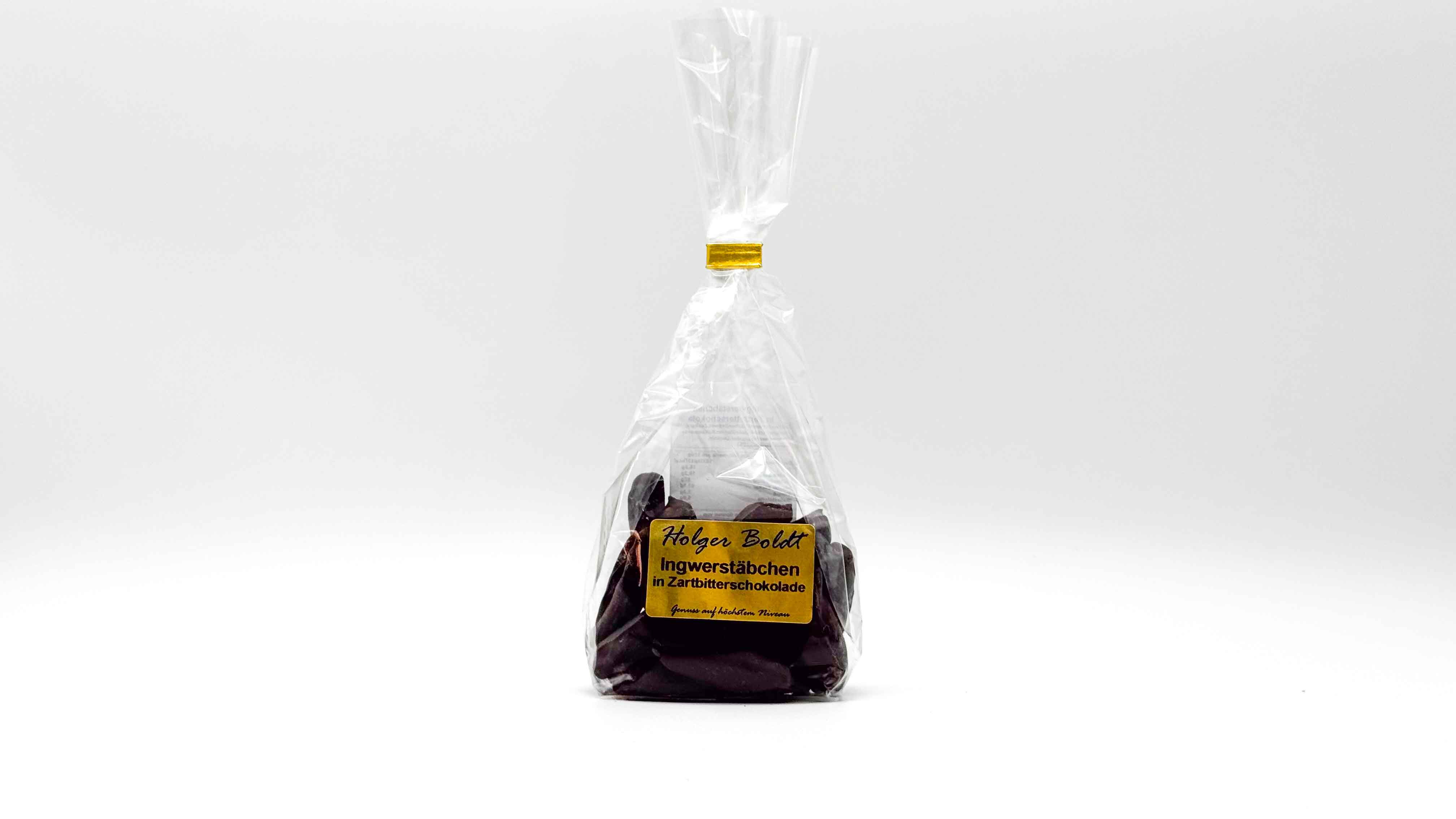 Ingwer in Zartbitterschokolade 150g