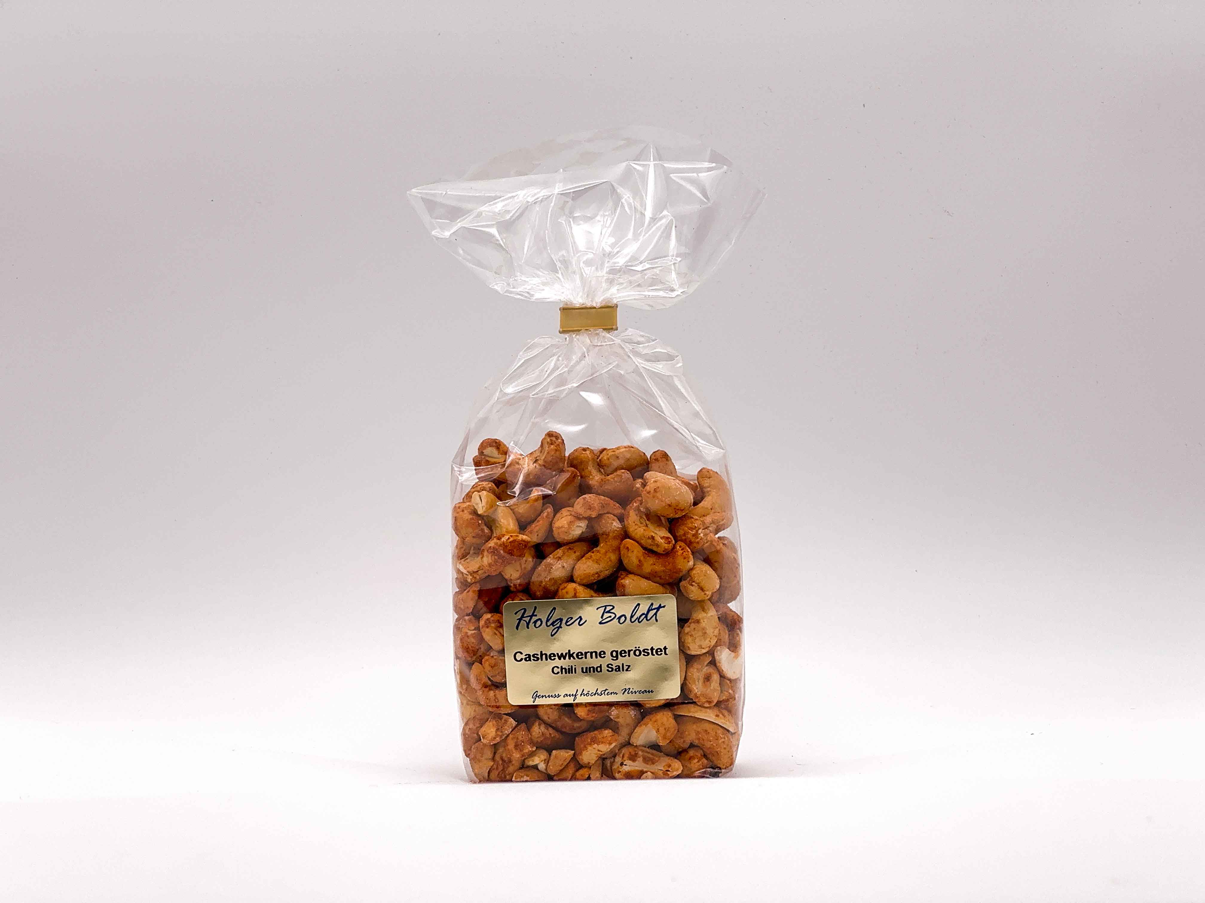 Cashewkerne geröstet, mit Chili und Salz 200g